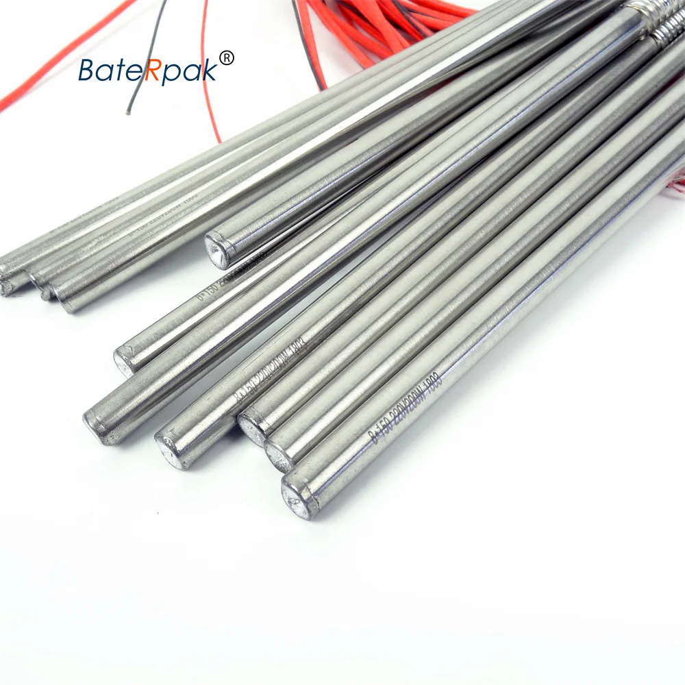 BateRpak Electric heating tube,stamping machine Heater,8x150mm 220V  200W  Heat source/Heat element 1pcs price