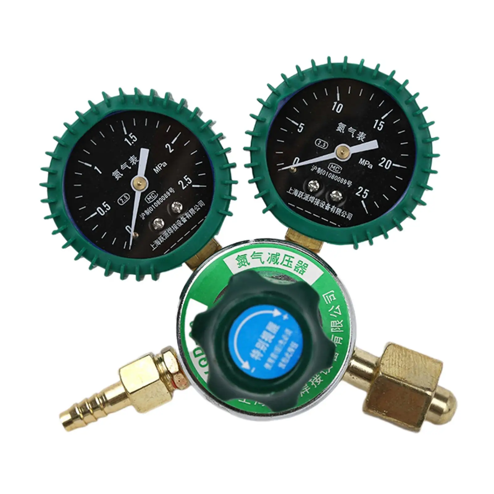 Metal Brass Pressure Reducer Gas Flow Meter Gauge Equipment Welding