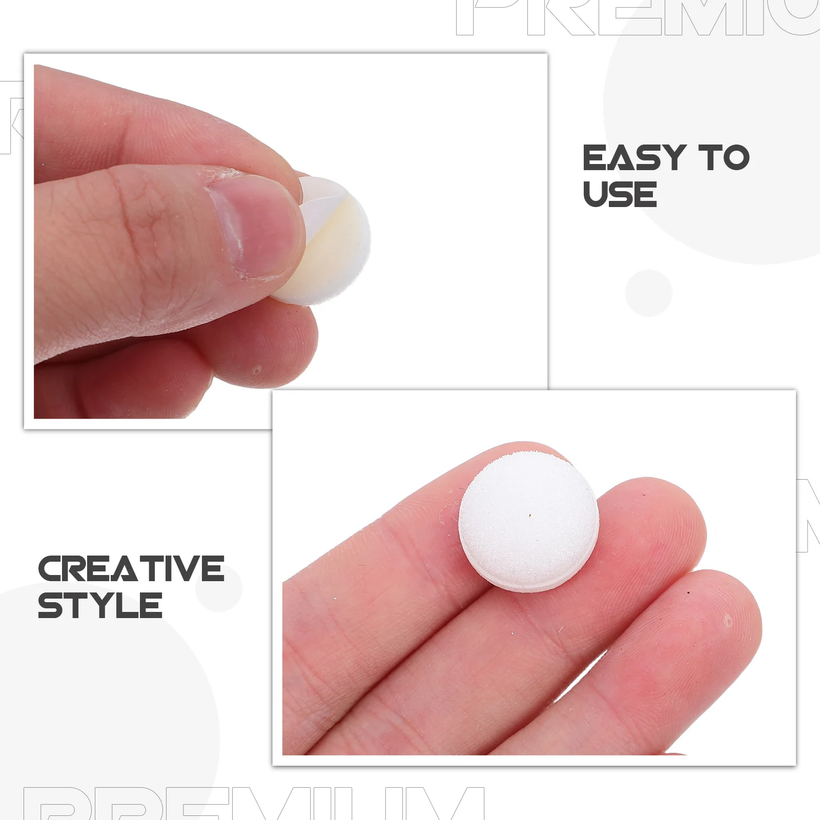 50 قطعة إسفنجة طلاء الأصابع حبر صغير قضيب ذاتية اللصق القبة رغوة مزج منصات لمشاريع سكرابوكينغ ختم الحرفية #4