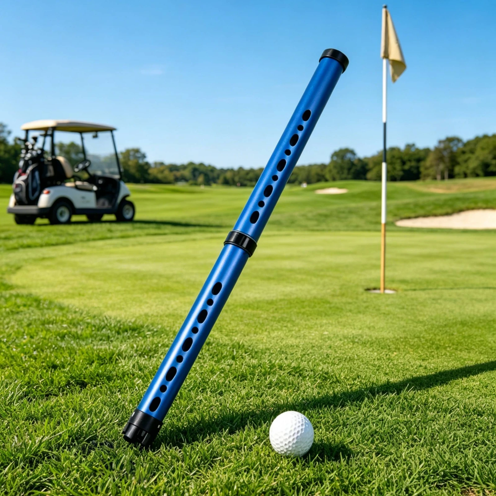 Golf Ball Retriever Tube Convenient Golf Ball Collector Tube Sports Gear Easy Grip Wear-Resistant for Golfers, Driving Range
