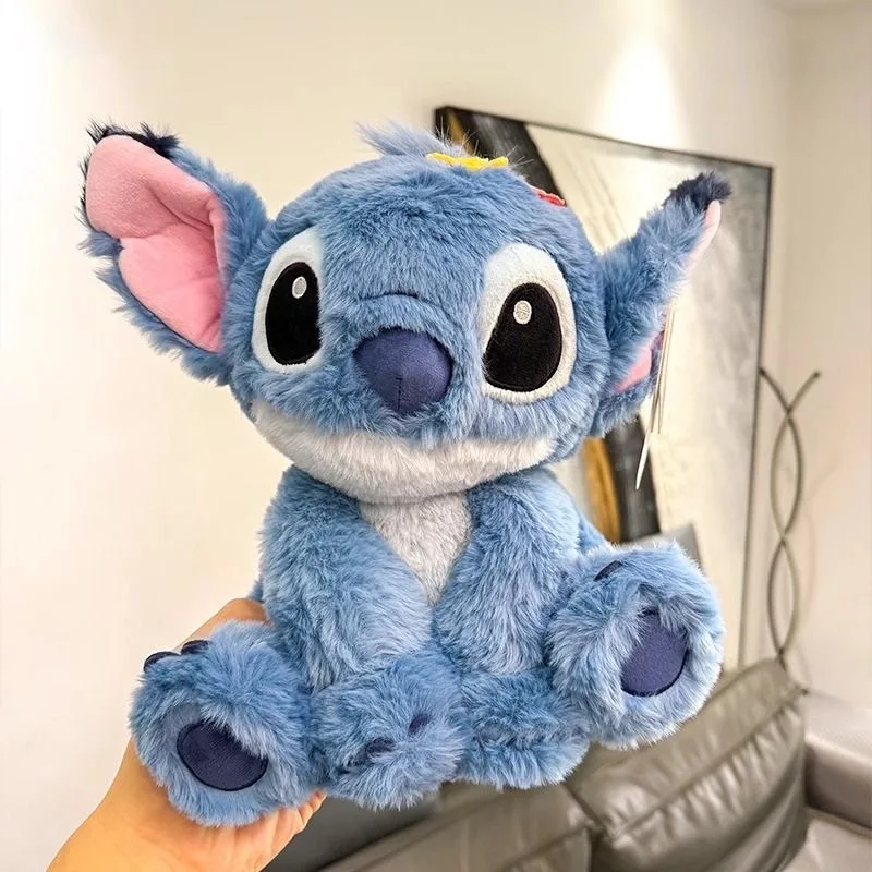 Disney Lilo & Stitch Stitch Plush Toy Cute Soft Stuffed Animal Anime Cartoon Doll Cuddly Plushie Gift for Kids Girls Home Decor