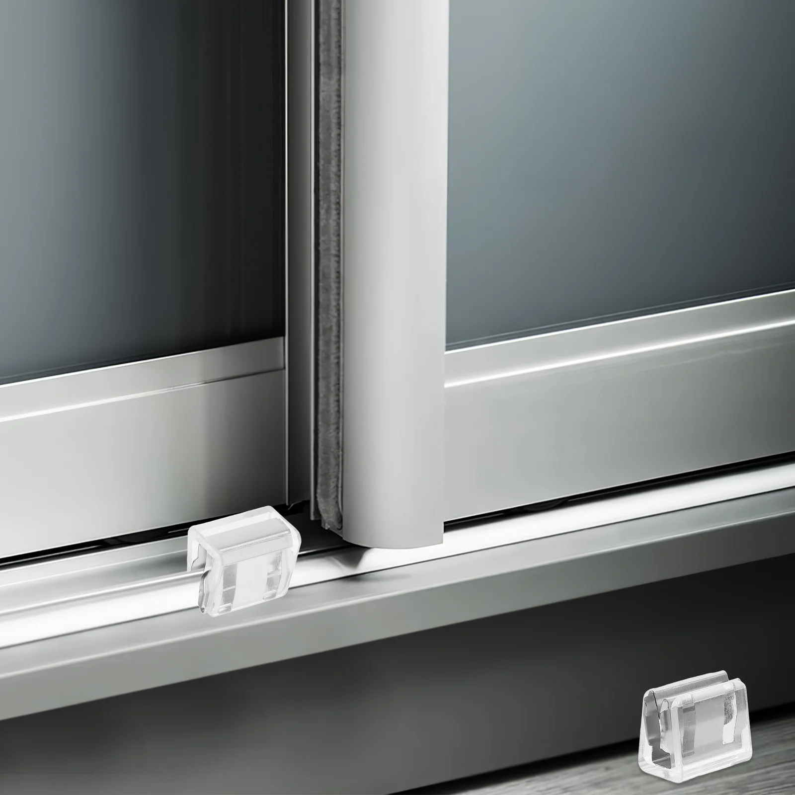 10 قطعة مشبك قفل نافذة منزلقة أقفال أمان سدادة أمان قابلة للتعديل للمنزل مكتب نافذة الحرس حماية ضد السرقة