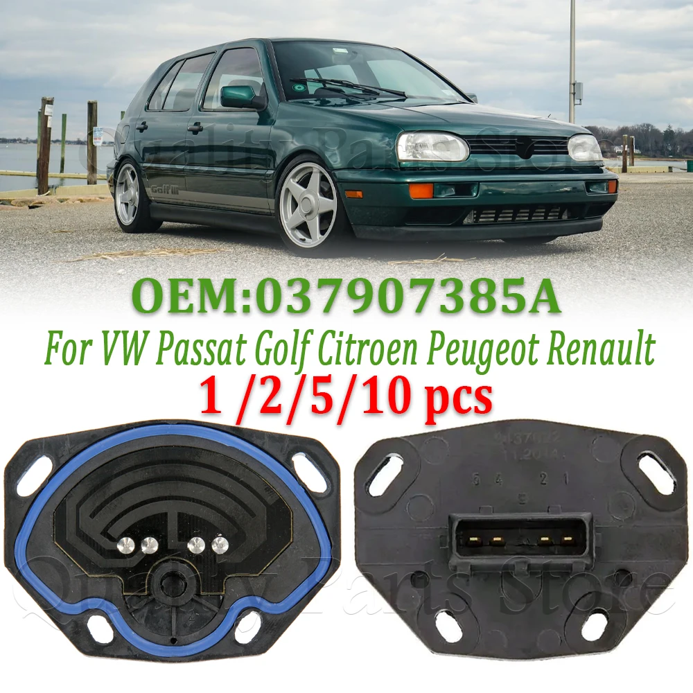 

Новый автомобильный датчик положения дроссельной заслонки TPS 037907385A для VW Golf GL Monoponto Jetta Passat Seat Skoda Citroen Audi80 Renault Peugeot