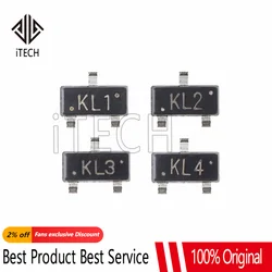 100pcs/lot New BAT54 KL1 BAT54A KL2 BAT54C KL3 BAT54S KL4  Schottky diode SOT23