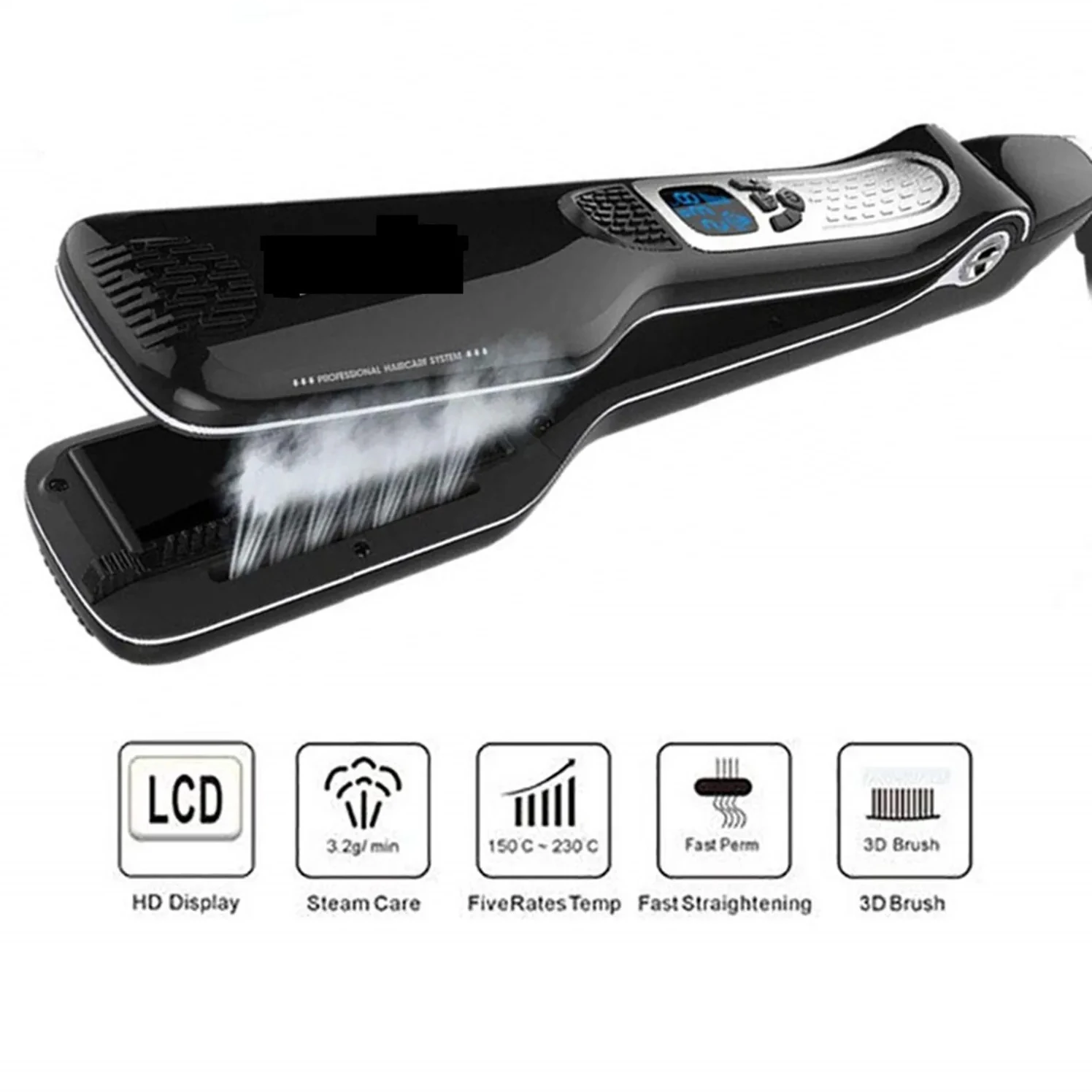 

Паровой выпрямитель, многофункциональная шина для прямых волос, палочка для завивки, прямая завивка, спрей двойного назначения, прямой зажим