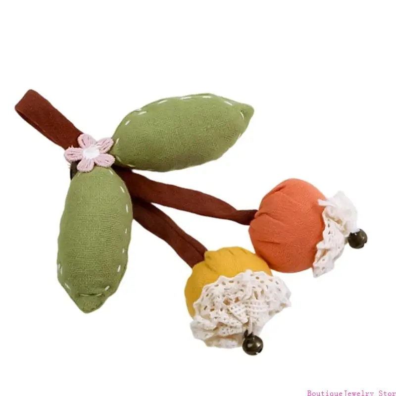 دبوس E1PE مستوحى من الفاكهة ومُحسِّن الزي متعدد الاستخدامات المُخيط يدويًا