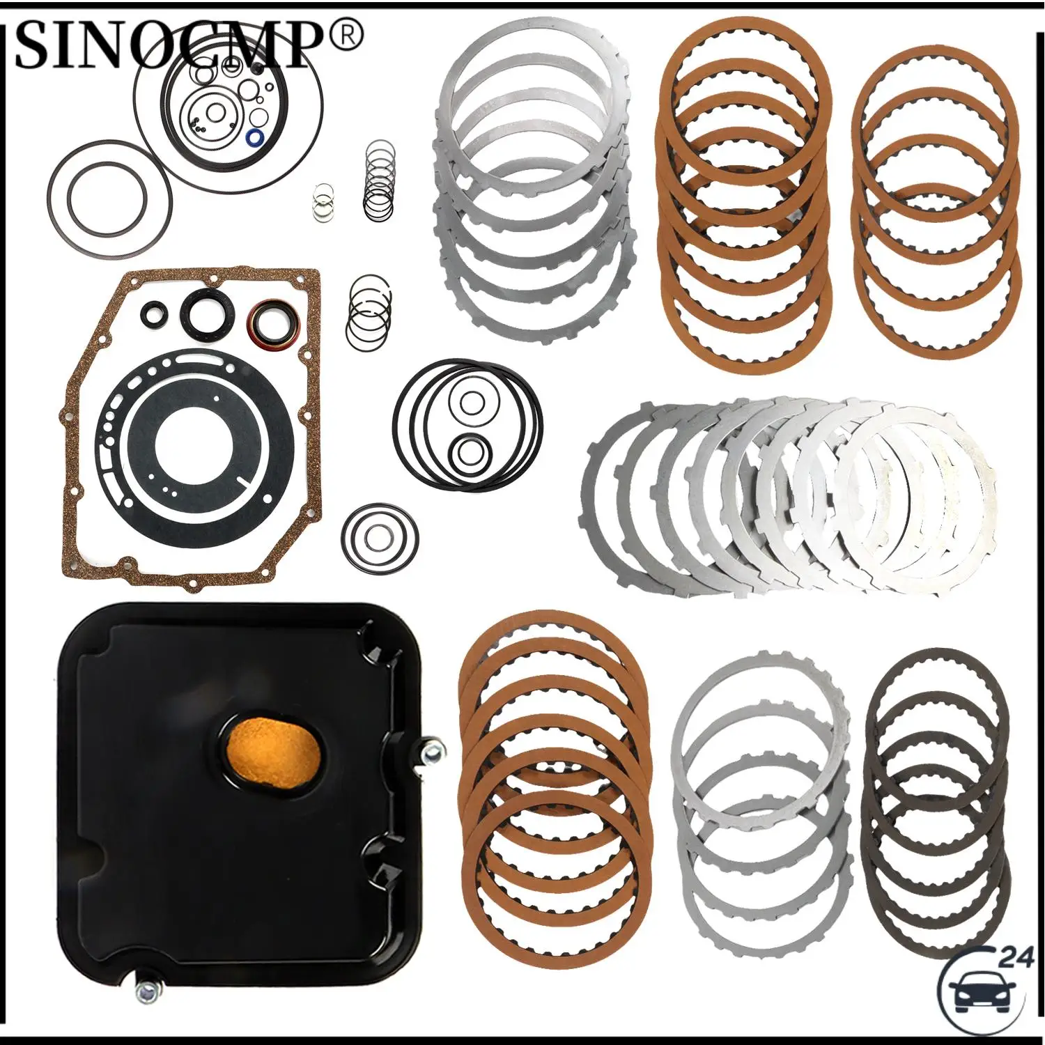 

42RLE Transmission Master Rebuild KIT 03-UP W/ Gaskets Friction Steel Plates SET For CHRYSLER 300 DODGE CHARGER JEEP MITSUBISHI