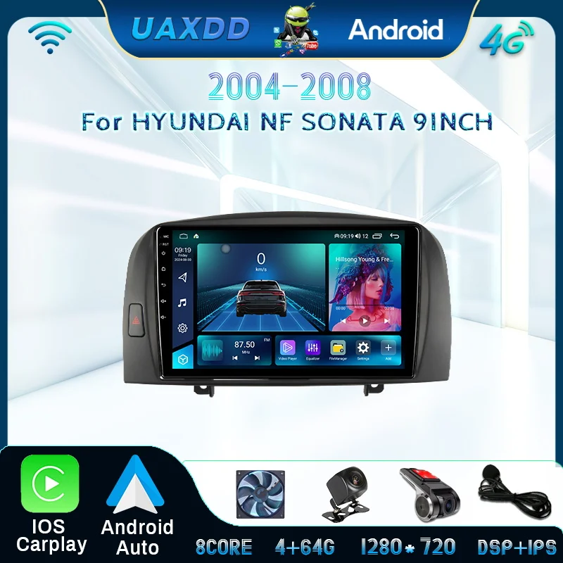 

Android Car Radio For Hyundai Sonata NF 2004 - 2008 Multimedia Video Player HD Navigation Stereo GPS 4G Carplay Autoradio 9 INCH