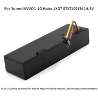 For Yunmi MVVO1-JG Haier JX37 STYTJ02YM 14.8V 2600mah 3500mah for Xiaomi Mop Pro Robot Vacuum Cleaner Replacement Battery