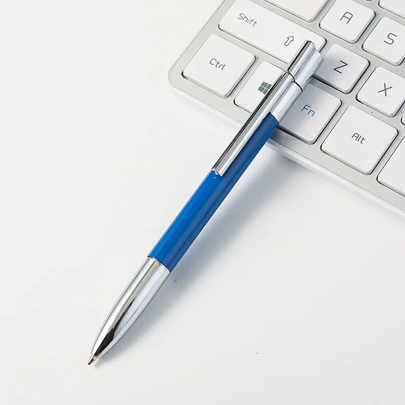 Free Custom Laser Engraving LOGO Color Metal Pen Model USB2.0 Flash Drive 4GB 8GB 16GB 32GB 64GB 128GB