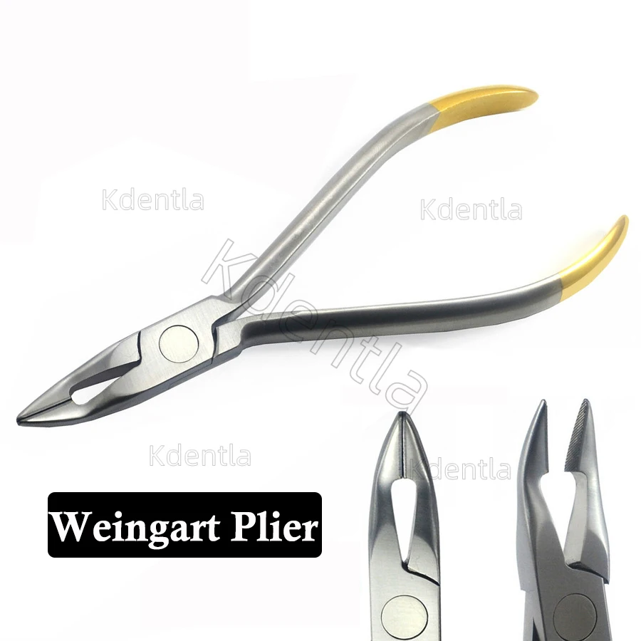 3pcs Dental Arch Bending Forceps Weingart Pliers Orthodontic Pliers with Weingart Plier Tip Dentist Tool