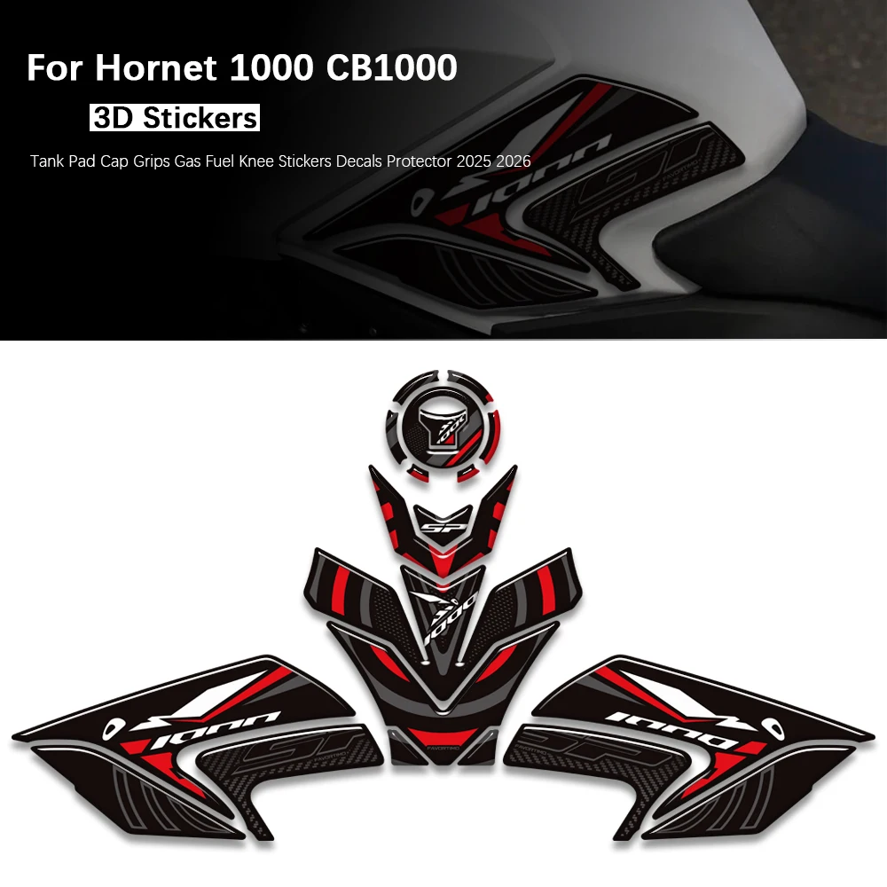 

For Hornet 1000 CB1000 CB 1000 SP Motorcycle Tank Pad 3D Fuel Tank Pad Sticker Tank Protector Decals CB1000 2025 2026