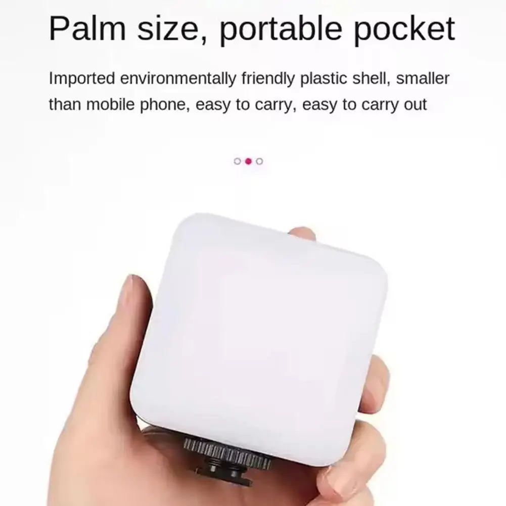 New Mobile Phone Fill Light With Clip Portable Selfie Handheld Photography LED Lamp RGB Light Pocket Q7C1