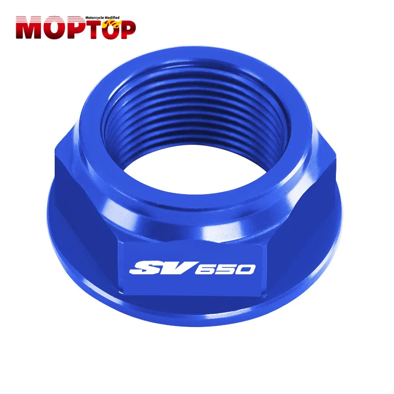 For SV650 SV650S SV 650 650S 2003-2008 Motorcycle Accessories Rear Wheel Axle Nut Screw Bolt + Swing Arm Pivot Shaft Nut Bolt