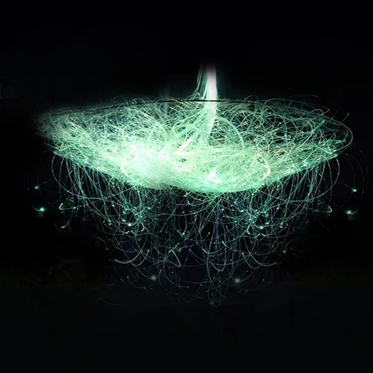 

Colorful LED Fiber Optic Lawn Lights Outdoor RGB Remote Control Villa Courtyard square Lighting Landscape Decorative Lights