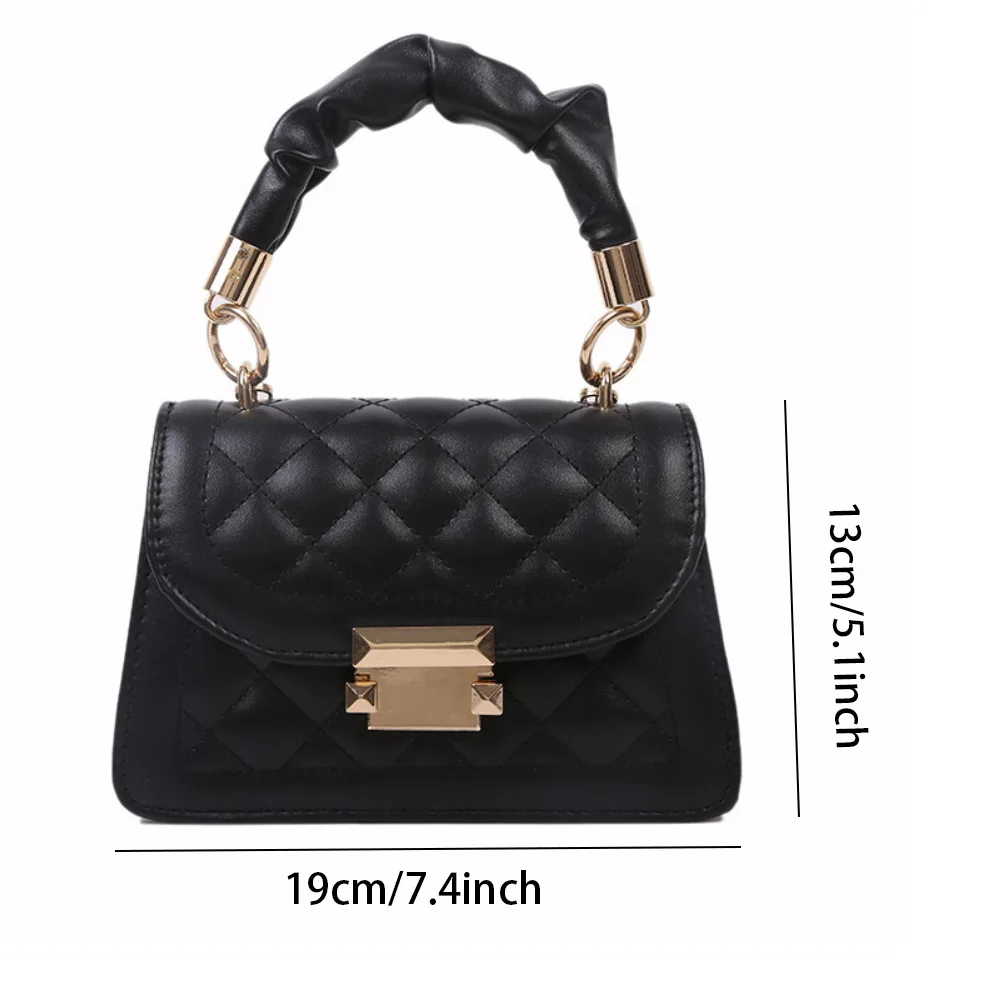 Women PU Leather Shoulder Bags Small Messenger Designer Female New Fashion Chain Rhomboid Crossbody Bag Ladies Mini Handbag