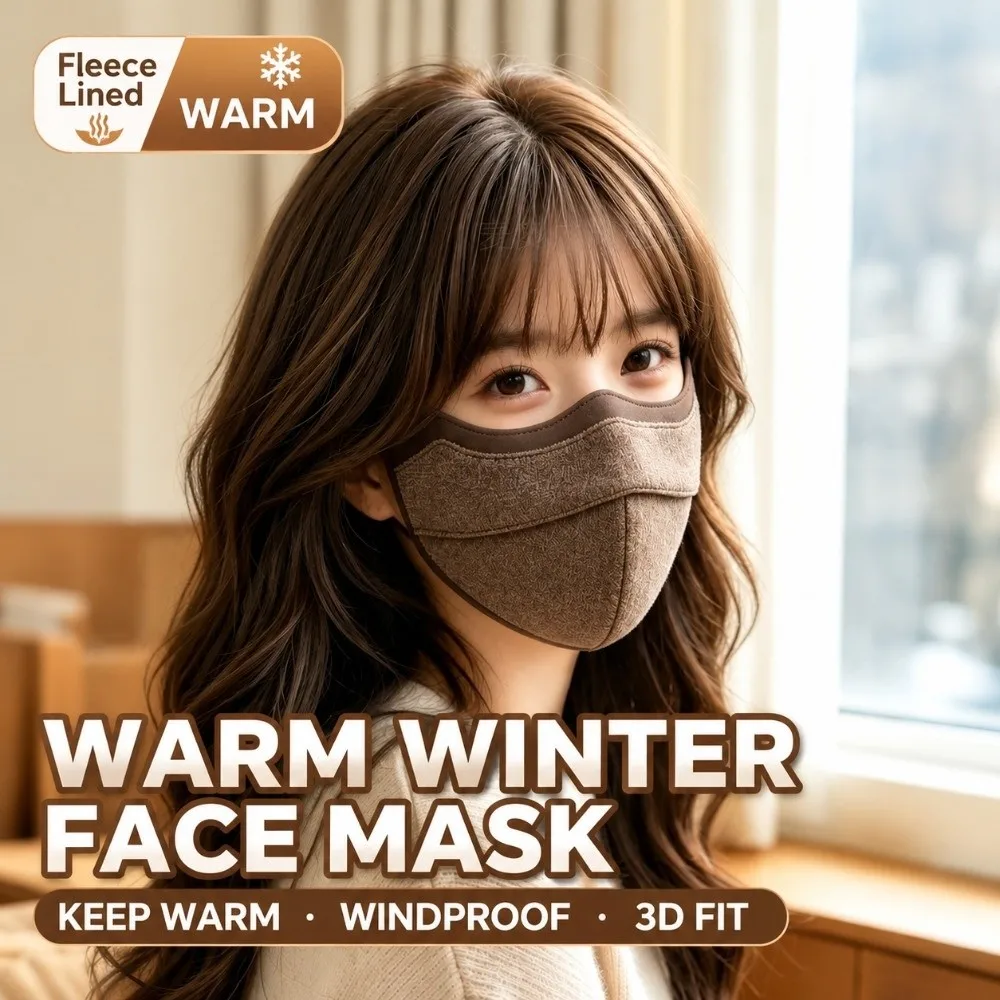 Half Face Mask Half Face Mask Eye Protection Eye Corner Protection Winter Face Mask Warm Windproof Windproof Face Mask Skiing