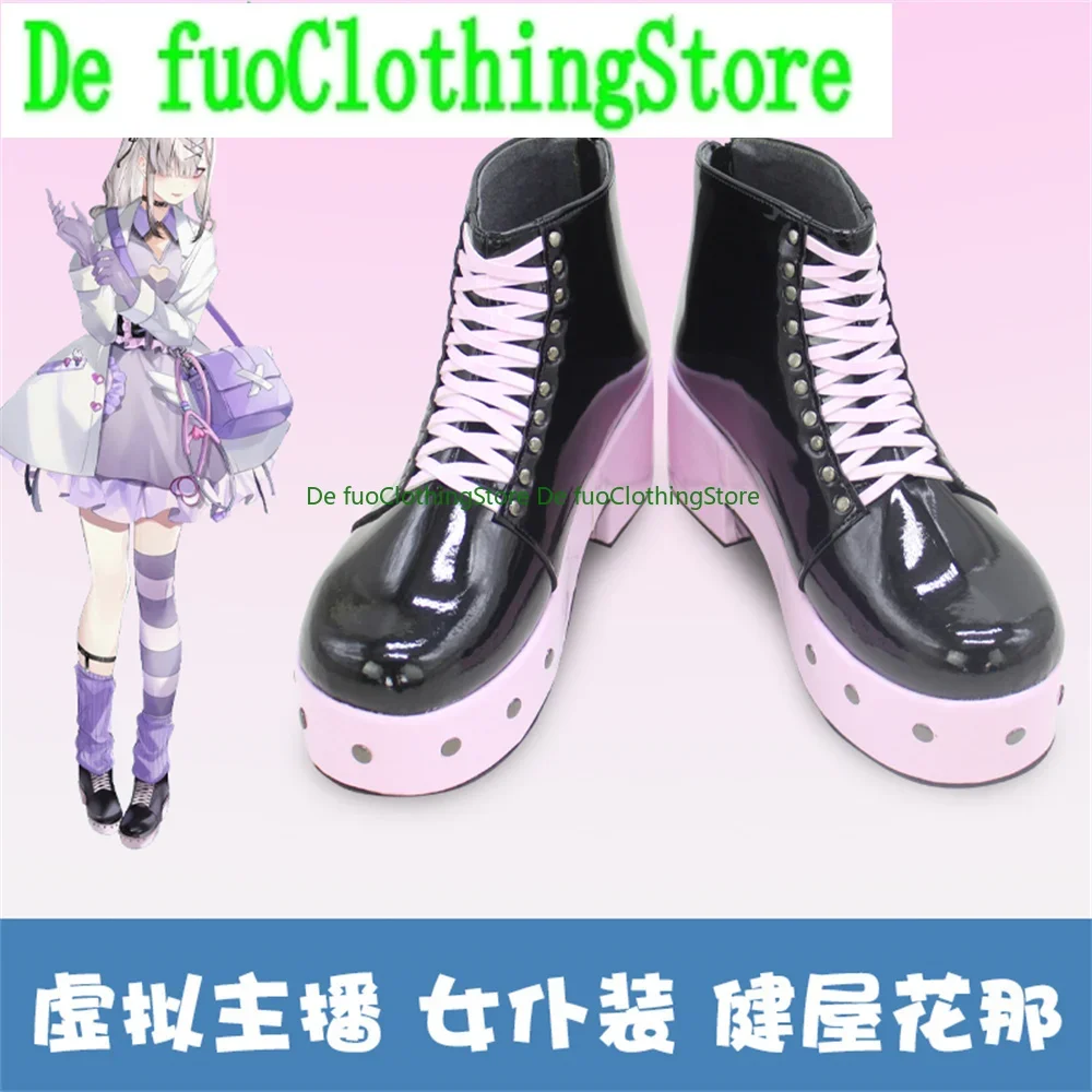 

Virtual YouTuber Vtuber hololive Sukoya Kana Cosplay Shoes Boots Halloween Christmas DefuoClothing Shoes Store