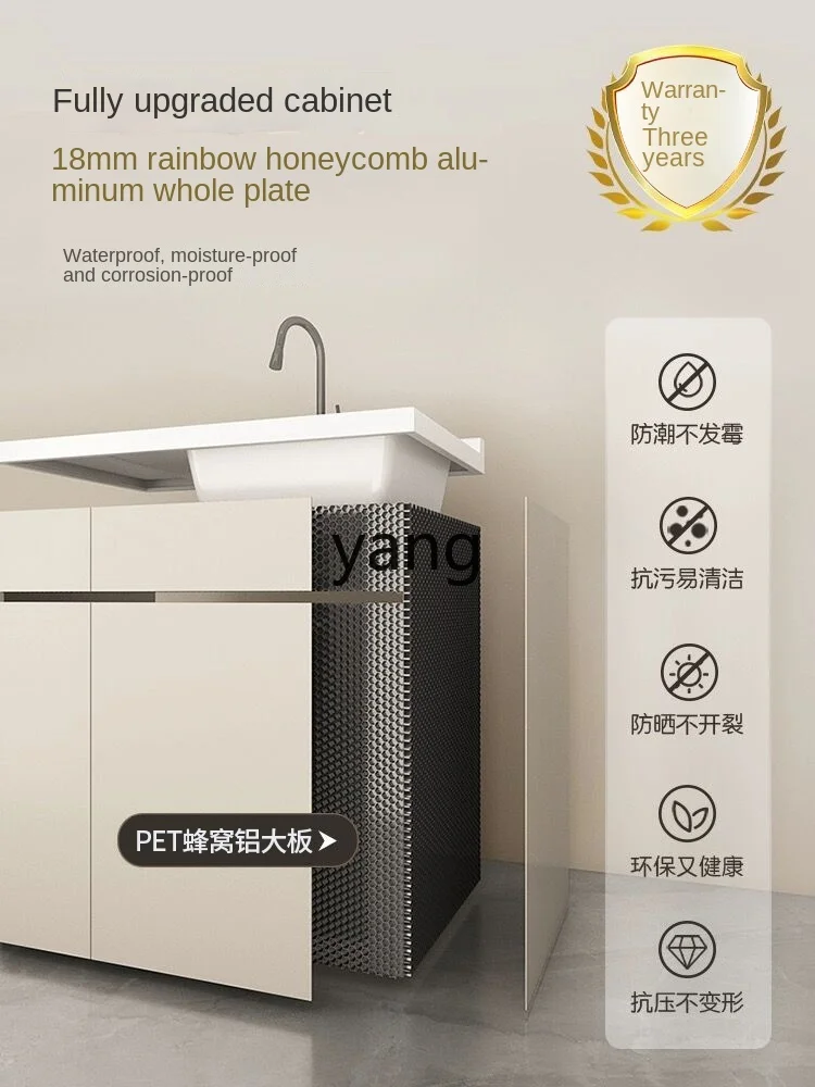 CX Honeycomb Aluminum Washing Machine Cabinet Integrated Balcony Ark Wash Wardrobe Assemblage Zone Washboard