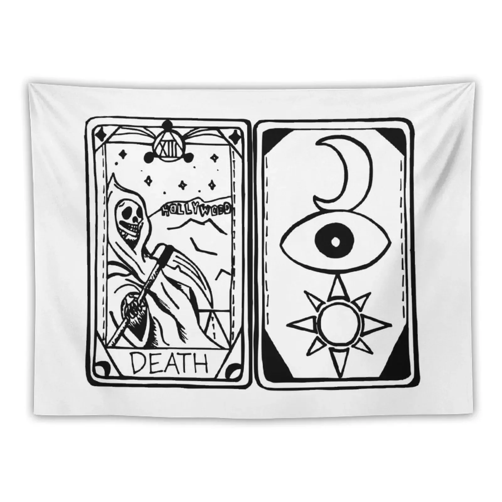 

Dying in LA Tarot Tapestry Decorations For Your Bedroom On The Wall Decoration Home Tapestry