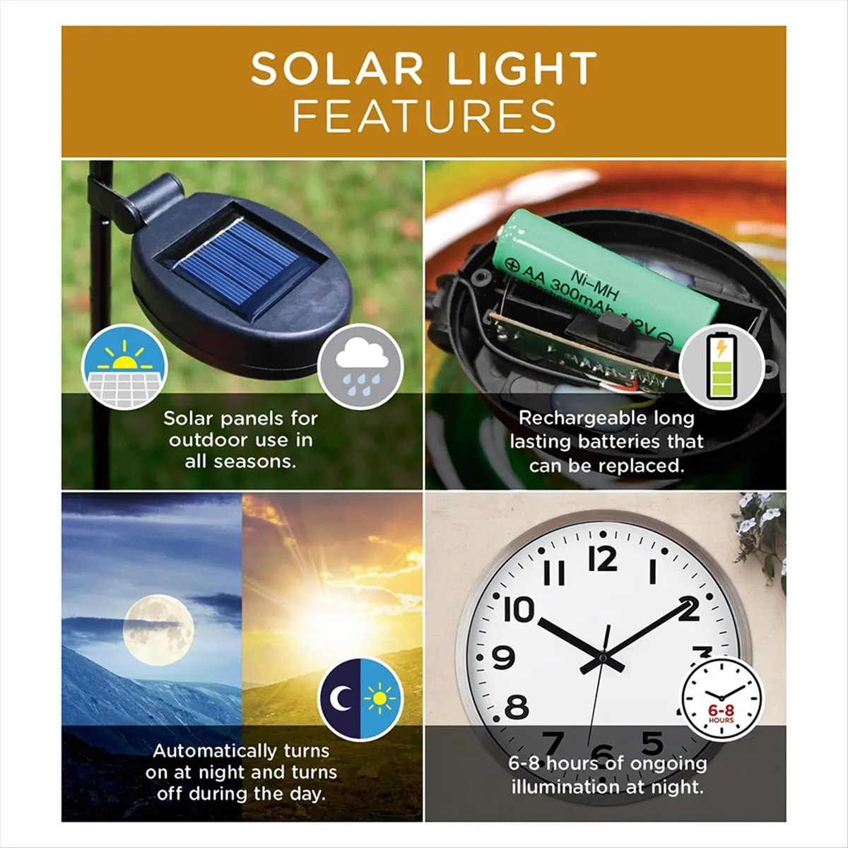 

Солнечный фонарь-воздушный шар CLOS Art & Gift - подвесные светодиодные светильники на солнечных батареях, водонепроницаемые, портативные, декоративные, 2 шт., A