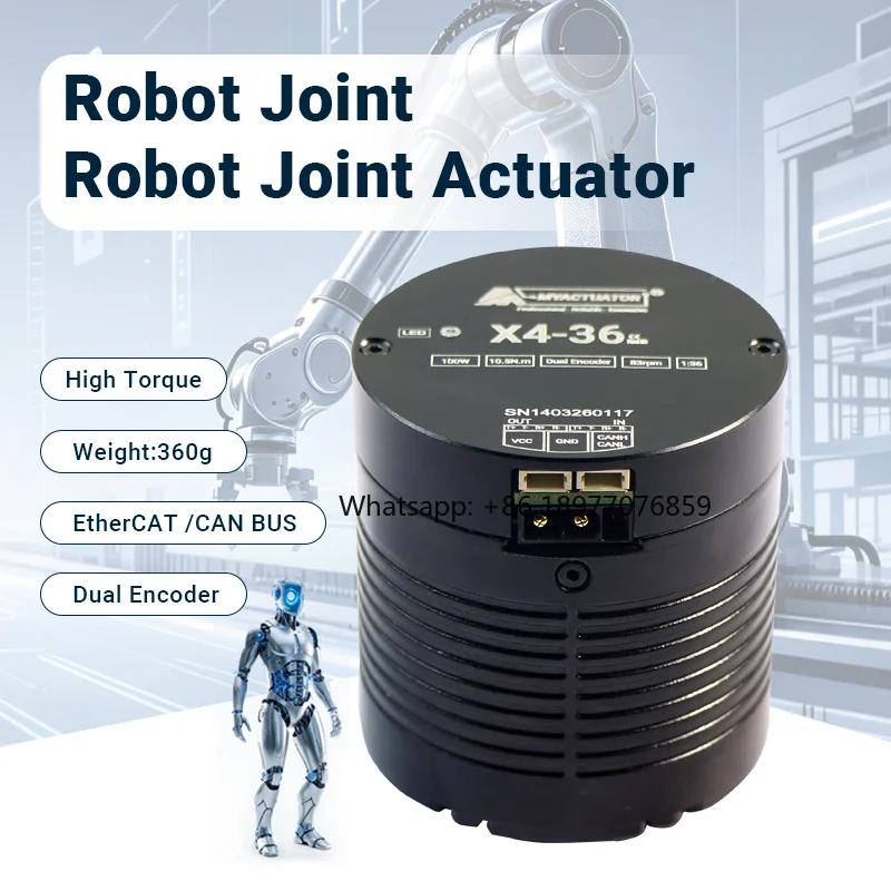 Myactuator X4-36  24v Brushless Dc Motor Servo EtherCAT + CAN New V4 Small Volume Large Torque 36N, M High Precision Robot Joint