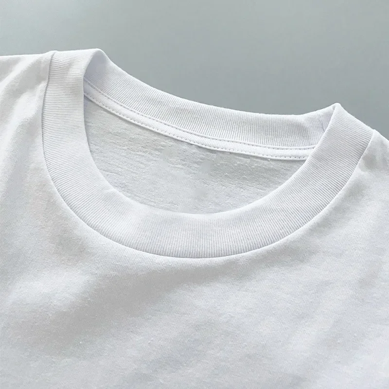 الاتجاه الصيفي الجديد هو القطن طباعة العلامة التجارية الأمريكية للأزياء فضفاضة للرجال والنساء جولة الرقبة قصيرة الأكمام تي شيرت