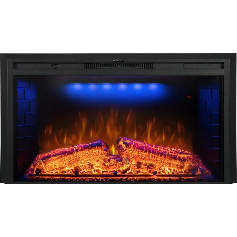 

Electric fireplace inserts, recessed and built-in wall mounted electric fireplace heaters electric fireplace