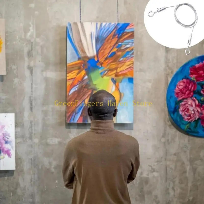 ترقيات F68D ترقيات كابل تعليق من الفولاذ المقاوم للصدأ سلك معلق للديكور الداخلي/الخارجي