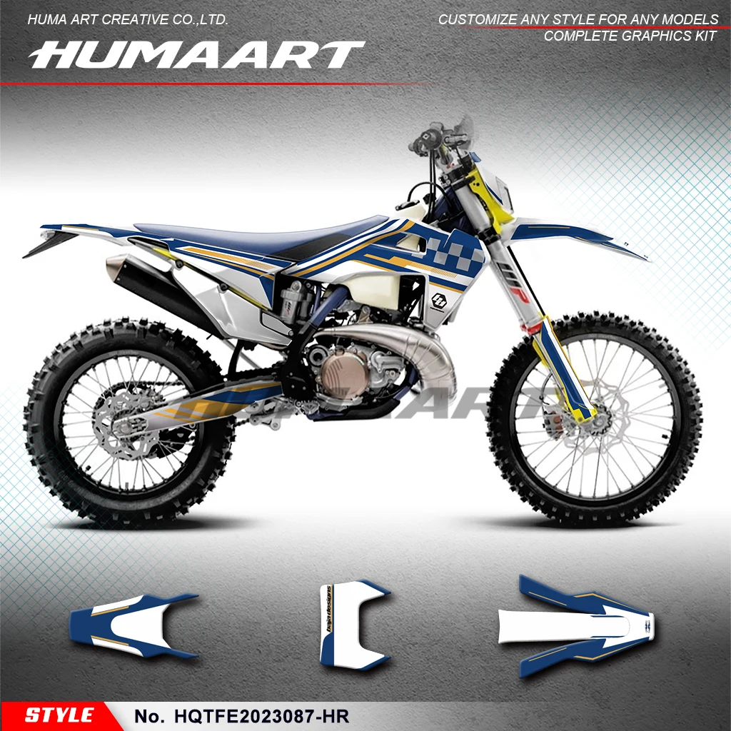 

Графический набор huпера, Набор наклеек для Husqvarna TE FE TC FC TX FX FS 125 350 450 501-2019, HQTFE2023087-HR