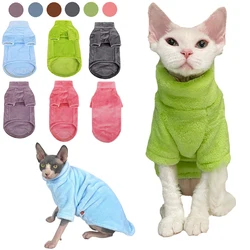 Cat Winter Warm Clothes Turtleneck Kittens Sweater Pet Fluff Jacket for Small Medium Dog Cat Jacket Puppy Coat Chihuahua Costume