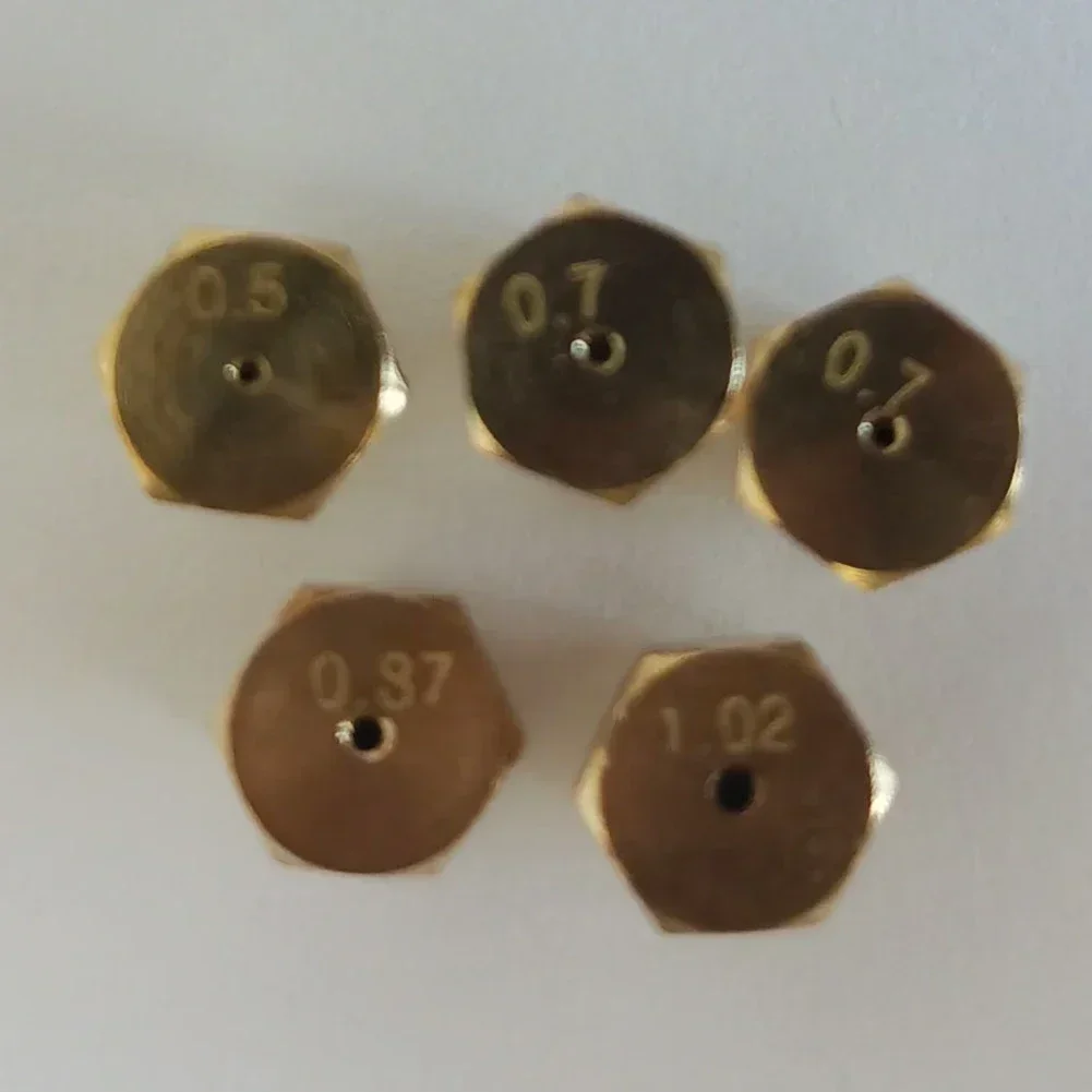 5szt Zestaw strumieni gazowych LPG Palnik Płyta gazowa Zestaw do konwersji LPG Dysze Wtryskiwacz propanu 0,5/0,7/0,87/1,02mm Urządzenia kuchenne