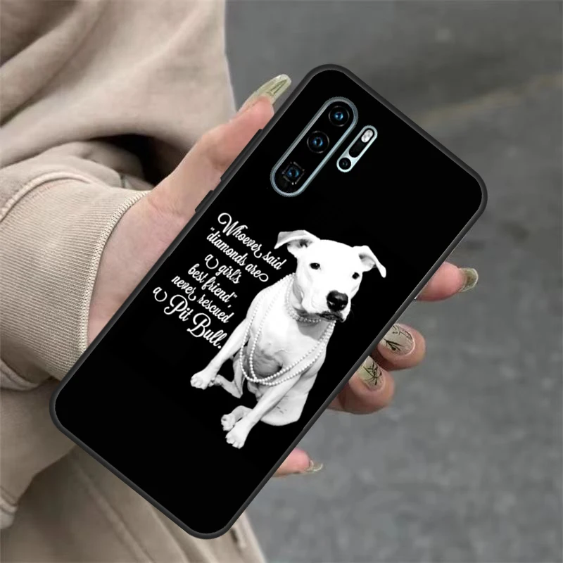 Pit Bull Lovely Pet Dog Pitbull For Huawei Nova 11i 8i 7i 3i Nova 9 10 SE 5T Y60 Y70 Y90 Y91 Y61 P20 P30 P40 Lite Pro Case - view 2