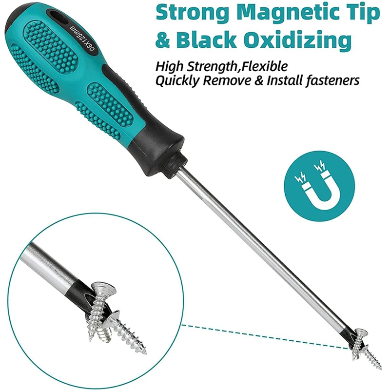 Special-shaped Magnetic Screwdriver Bits Set Home Repair Hand Tool Kit Insulated Screwdriver Set Professional Electrician\'s Tool