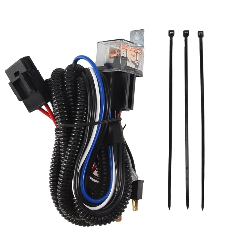 

A30M-12V Car Horn Modified Wiring Harness Snail Horn Electric Horn Universal With 40A Relay