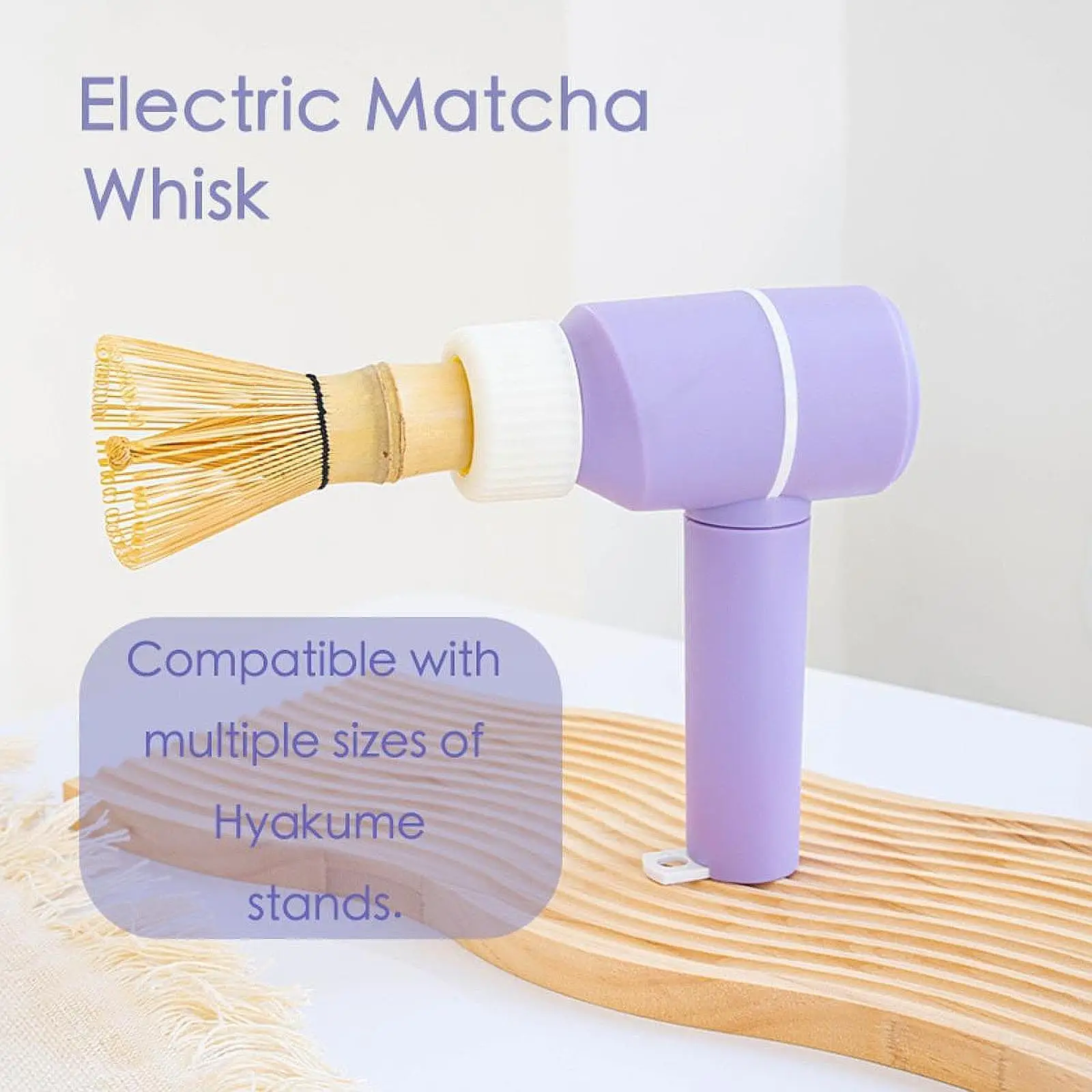 Batidor eléctrico Matcha cepillo 3 velocidades portátil batido rápido herramienta Matcha mezclador de bebidas de mano carga para el hogar salón de té cafetería