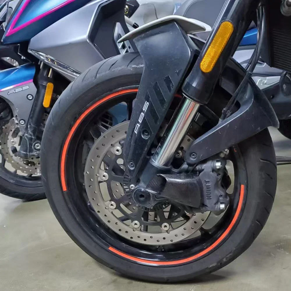 FOR100MM /108MM Motorcycle Accessories Front Caliper Radiator Cover Air Ducts Brake Cooling Mounting Modified Parts Carbon Fiber