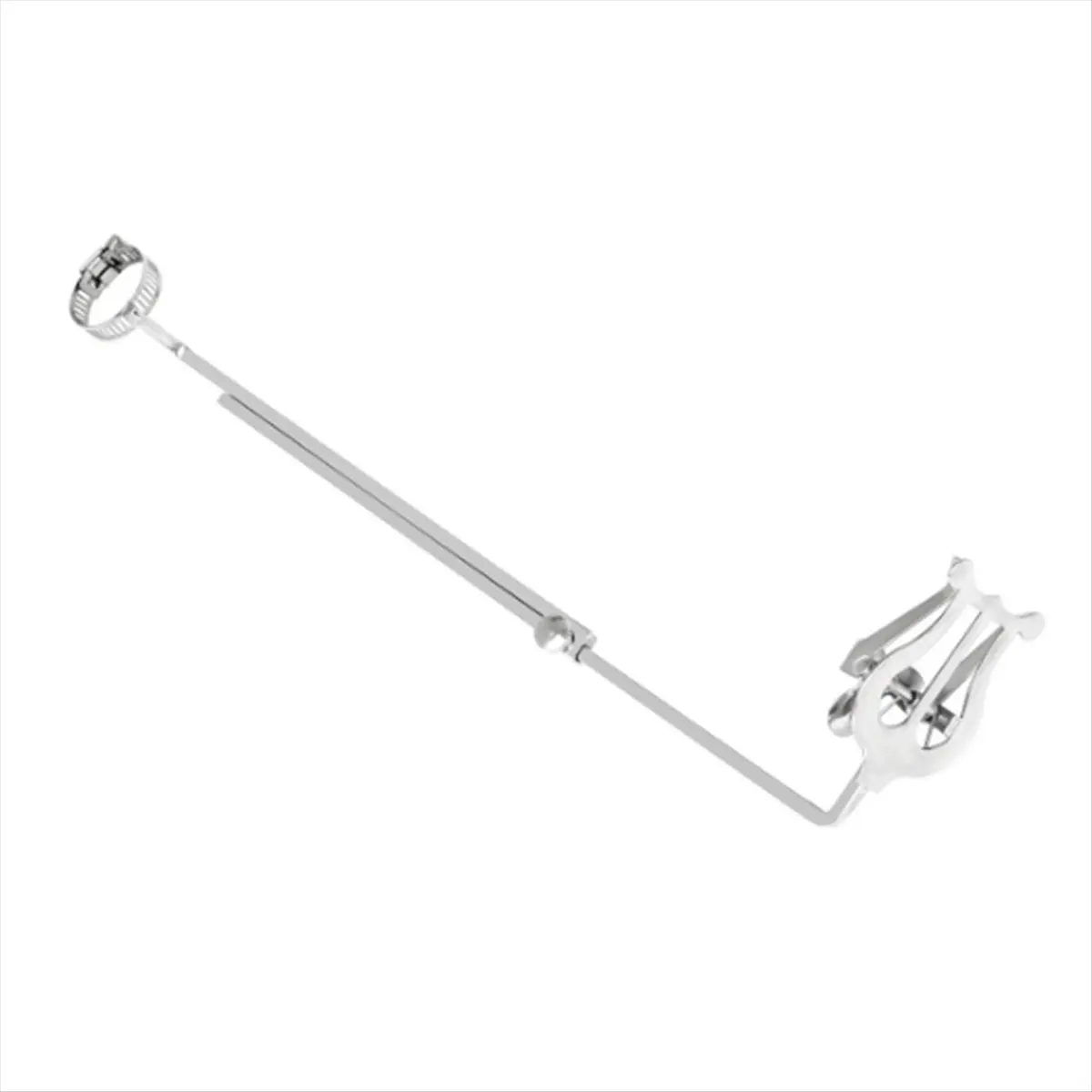 *A95Z Portable Flute Music Stand Marching Band Sheet Music Clip Clamp Woodwind Instrument Accessories