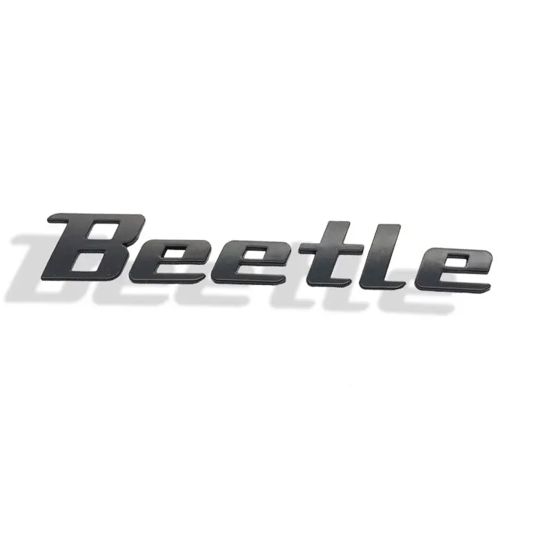 1PCS 3D Metal Beetle Emblem Letter Badge Car Tail Side Sticker For Beetle TDI TSI Car-Styling Accessories