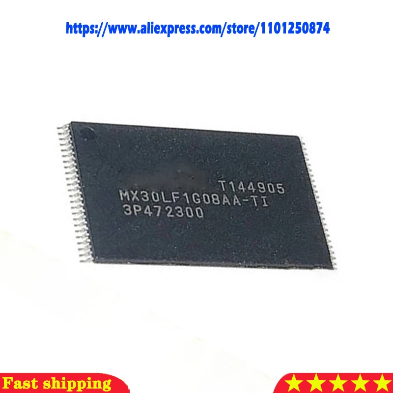 2pcs/lot MX30LF1G08AA-T MX30LF1G08AA-TI MX30LF1G08A AMX30LF1G08 TSOP-48 In Stock