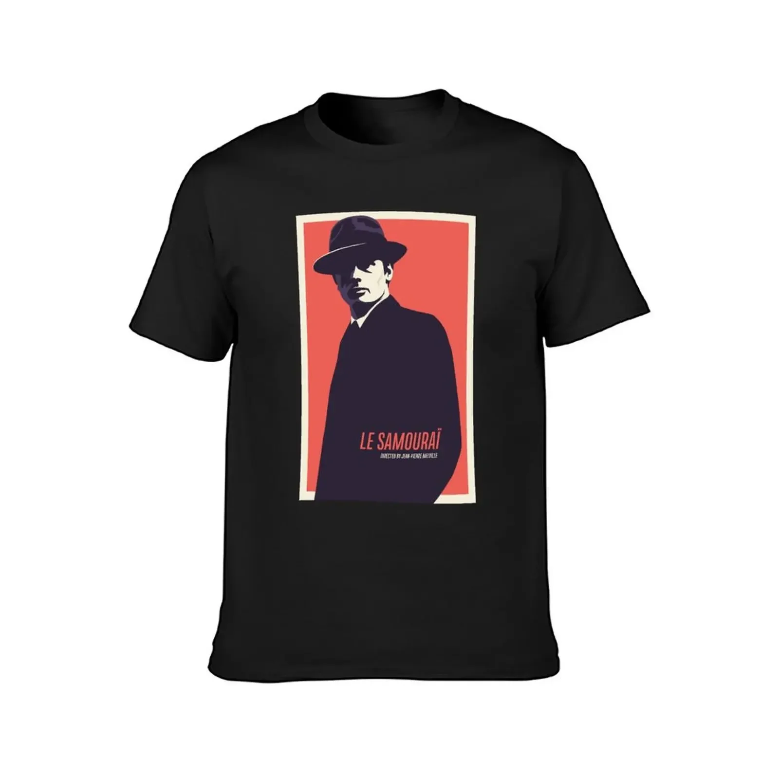 Le Samourai Poster T-Shirt vintage t shirts korean fashion mens t shirts