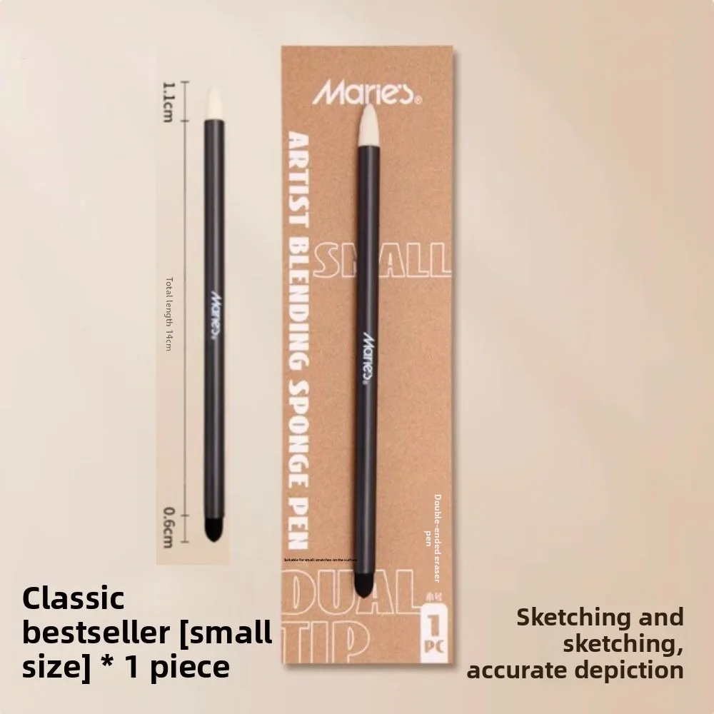 

Новые художественные губчатые ручки, моющиеся универсальные пастельные пеньки, двойные наконечники, художественные пенопластовые блендеры, кисти для рисования, живописи