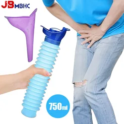 2 pçs/1pc saco de urina portátil das mulheres dos homens crianças mini toalete para acampamento viagem ao ar livre caminhadas potty crianças treinamento dobrável 750ml