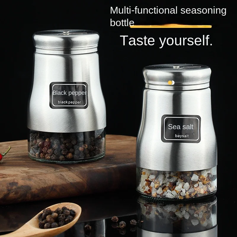 

Kitchen Condiment Storage Containers Grilling Spice Canister for Seasoning Storage