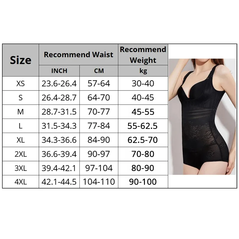 Women Shapewear Waist Trainer Bodysuit Shaping Control Panties Tummy Control Body Shaper Seamless Shapewear Slimming Underwear