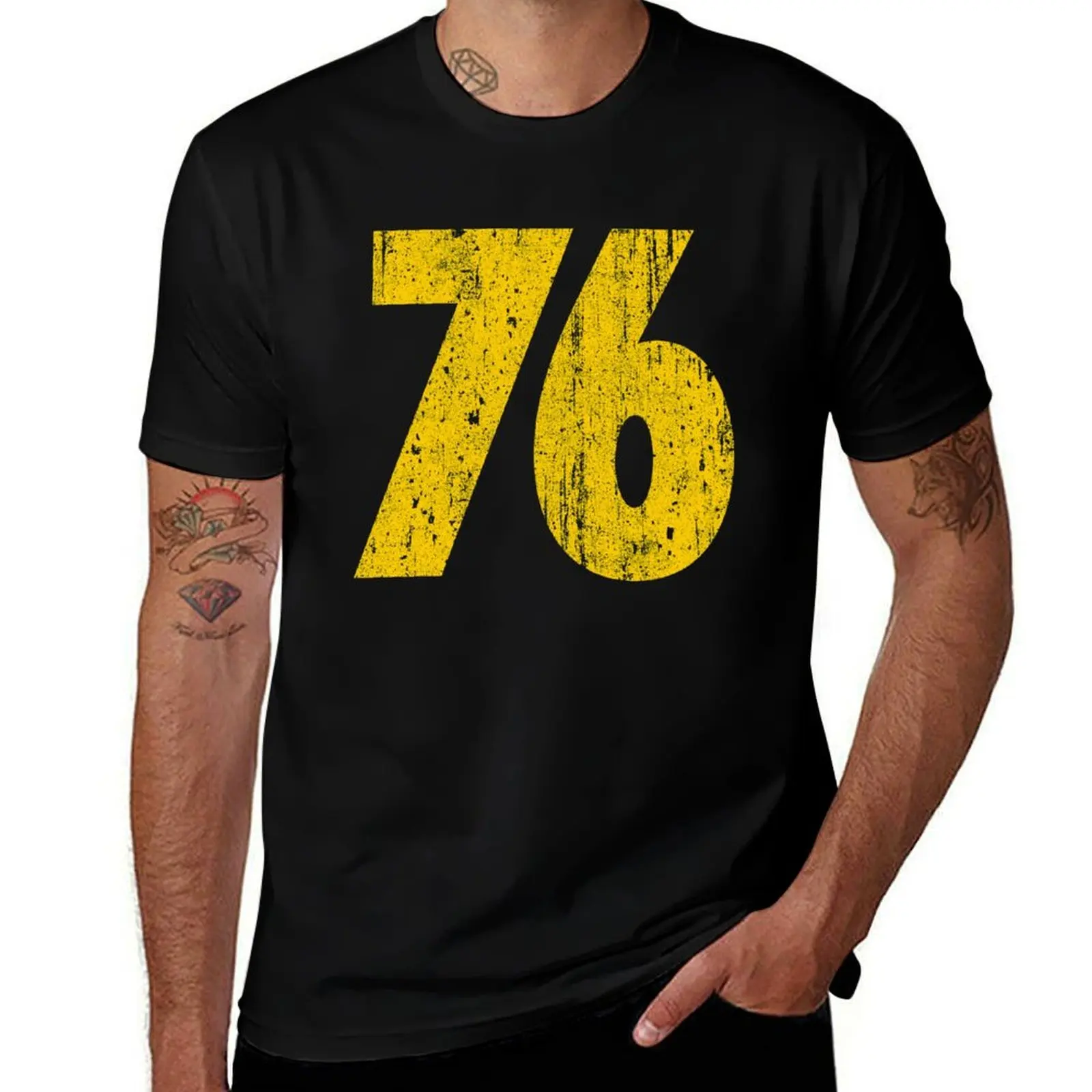 76 Jumpsuit T-Shirt t shirts for man graphic vintage T-Shirt