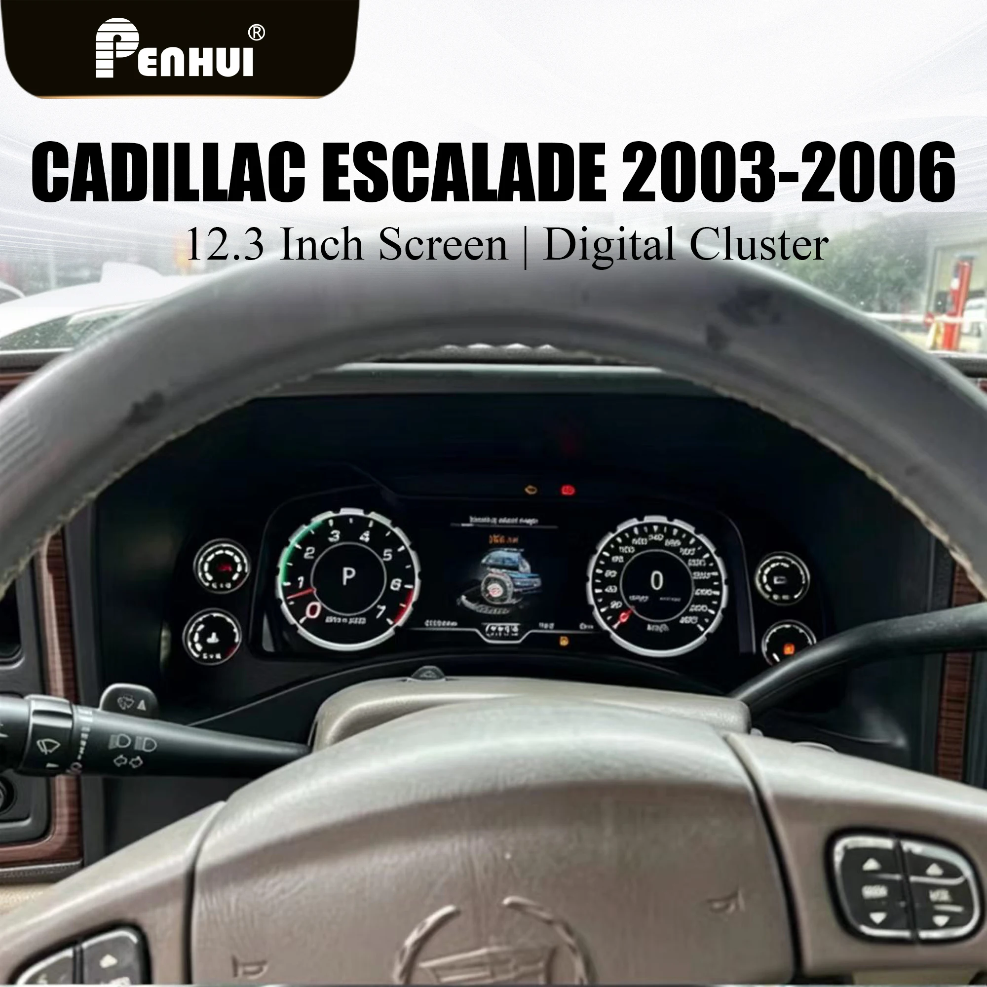 Мультимедийная панель приборной панели HUD LCD для Chevrolet Tahoe Cadillac Escalade 2000-2006 годов выпуска