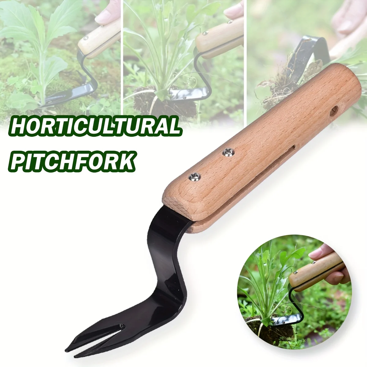 

2pc Hand Weeder Fork Tool Effortlessly Remove Weeds Dandelion Puller Practical Garden Tool for Yard Lawn Care