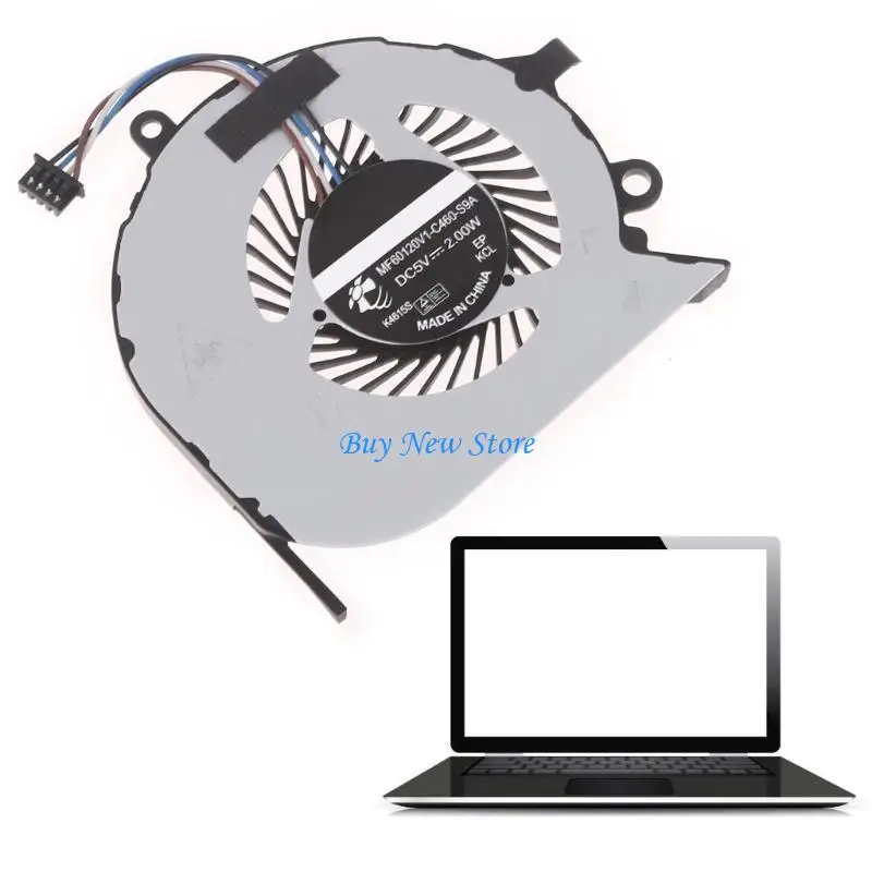 

20ce 1pc CPU Fean Laptop Laptop Охлаждение вентилятор DC5V 4PIN CPU COLER для E7270.