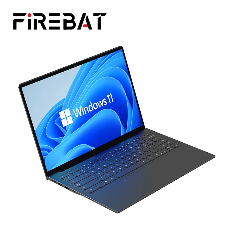 Imagem -02 - Firebat A16 Nova Chegada 16 Polegada 100 Srgb Ultra Fino Ddr4 16g Ram 1tb 1920*1200 Impressão Digital Portátil Intel N100 Notebook Portátil